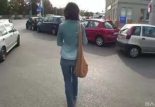 Crazy outdoor fucking on the streets with Czech Nikola Jiraskova